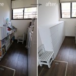 【ディノス】3辺オーダー壁面収納家具の口コミ体験談(ビフォーアフター)