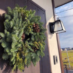 【生のモミのクリスマス用玄関リース】これ造花じゃないです!
