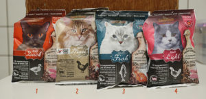 【レオナルド(ドイツ製)】ドライキャットフードを試食・粒の大きさ