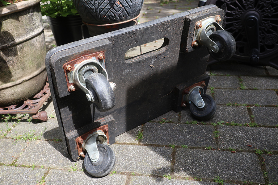 散水ホース　キャスター　便利　2